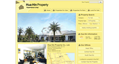 Desktop Screenshot of huahinpropertyagent.com